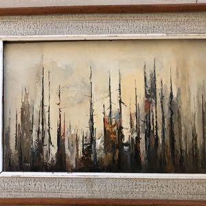 Original oil on canvas painting.